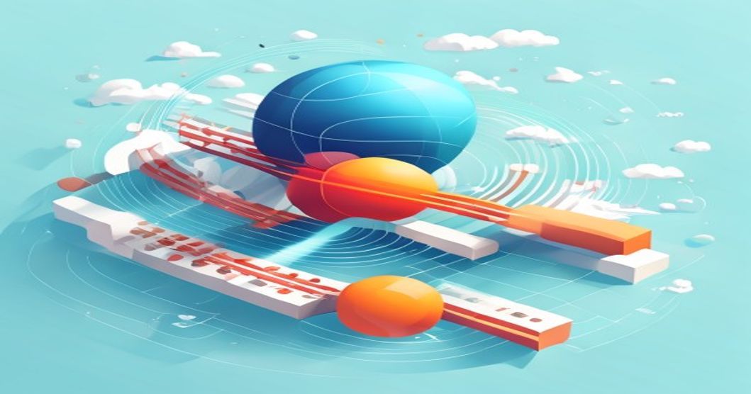 Isometric diagram of Rolling Sky game mechanics